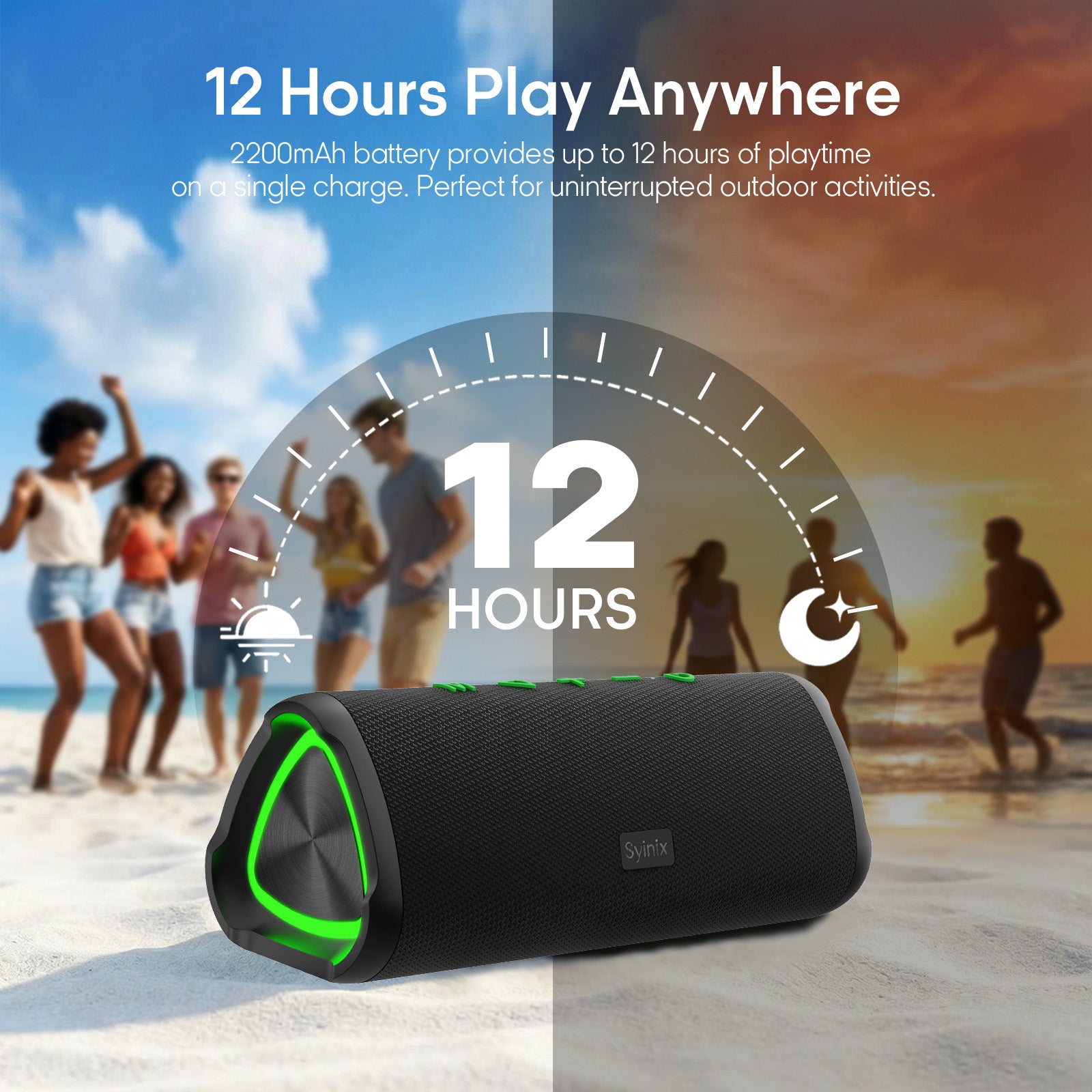 Syinix Trochi Mini 10W Portable Wireless Speaker V13