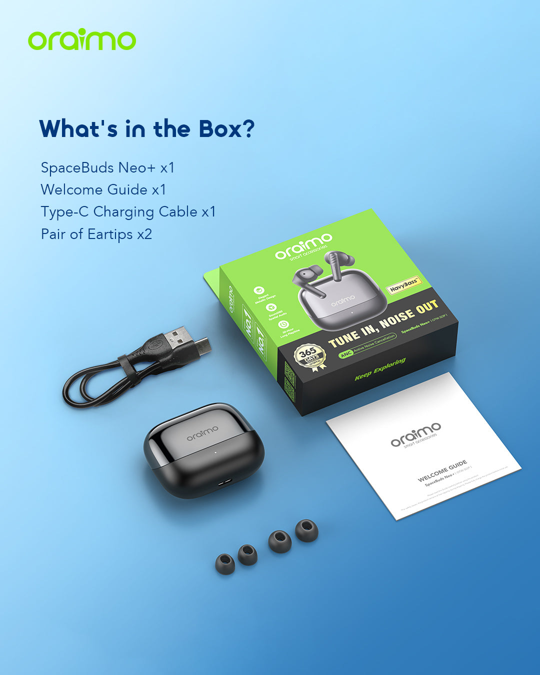 Oraimo Space Buds Neo+ OTW-323P