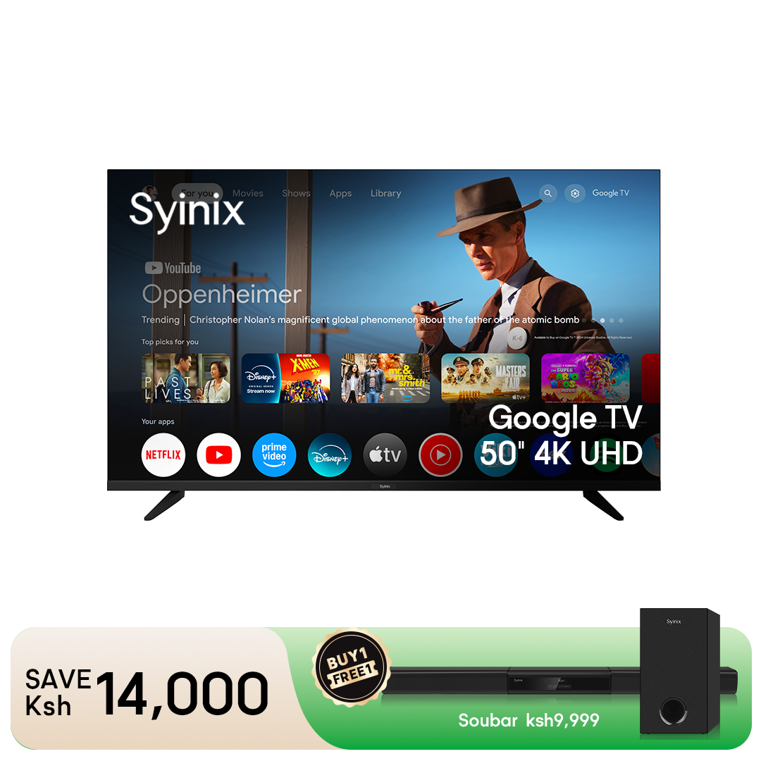 Syinix Google TV Premium UHD 4K 50 Inch - 50U61G