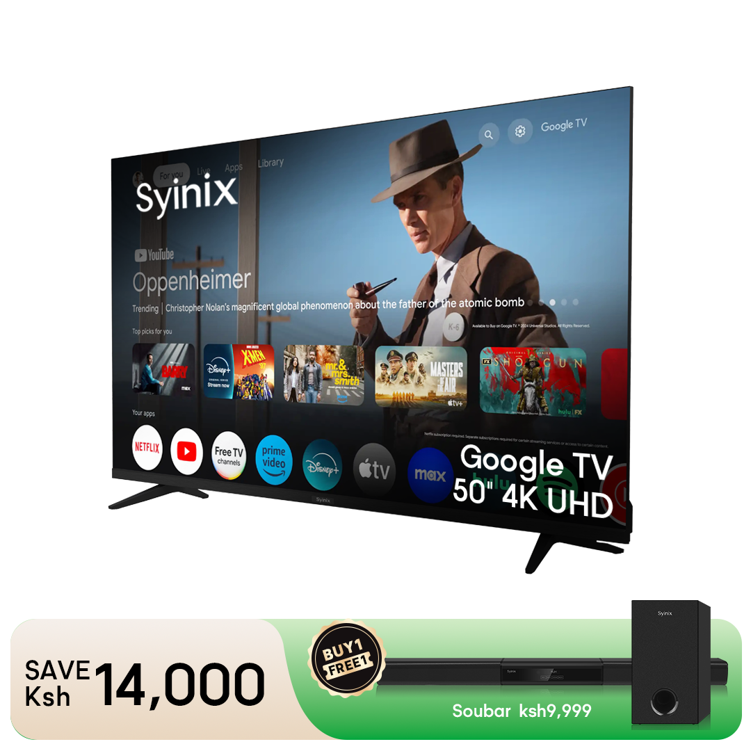 Syinix Google TV Premium UHD 4K 50 Inch - 50U61G