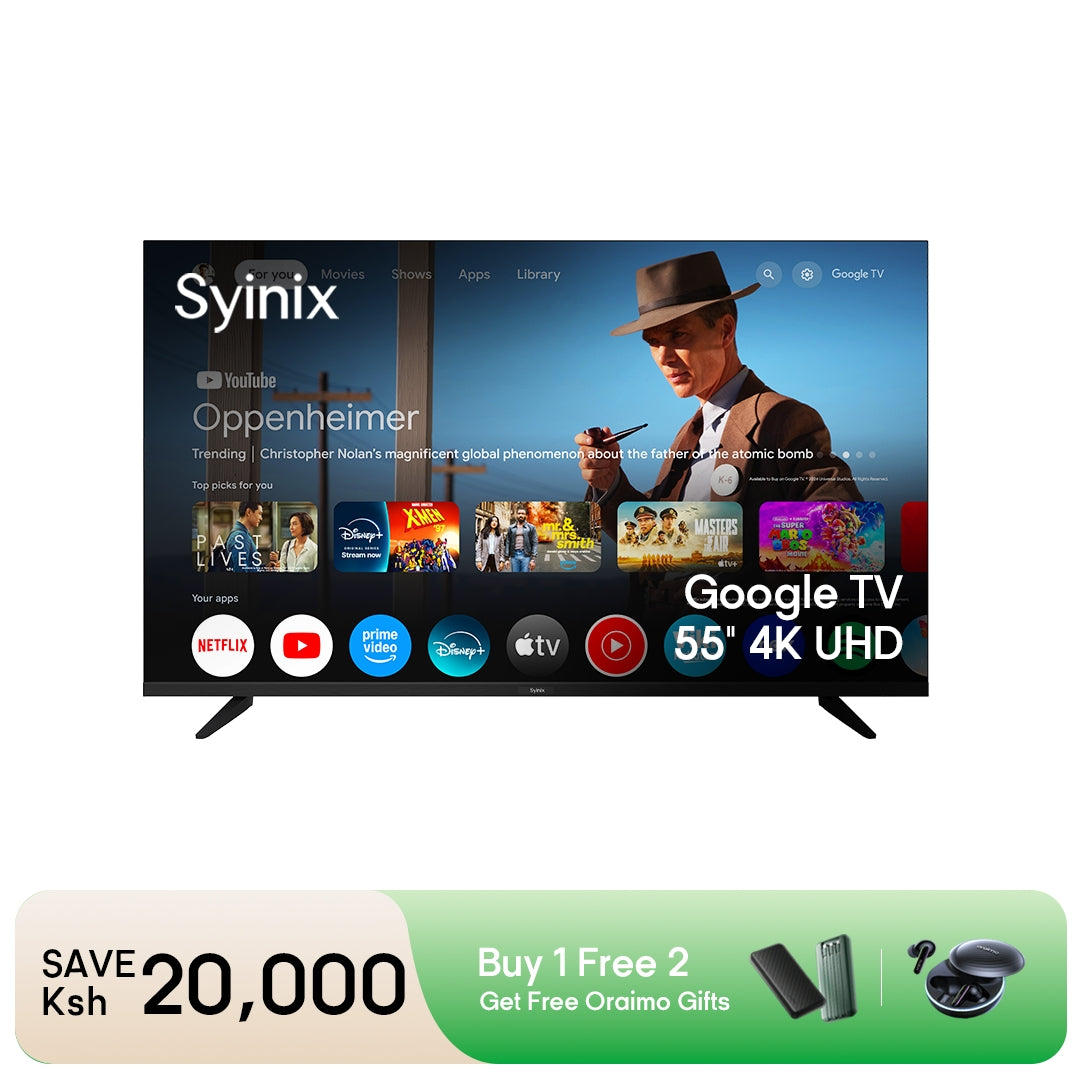 Syinix Google TV Premium UHD 4K 55 Inch - 55U61G