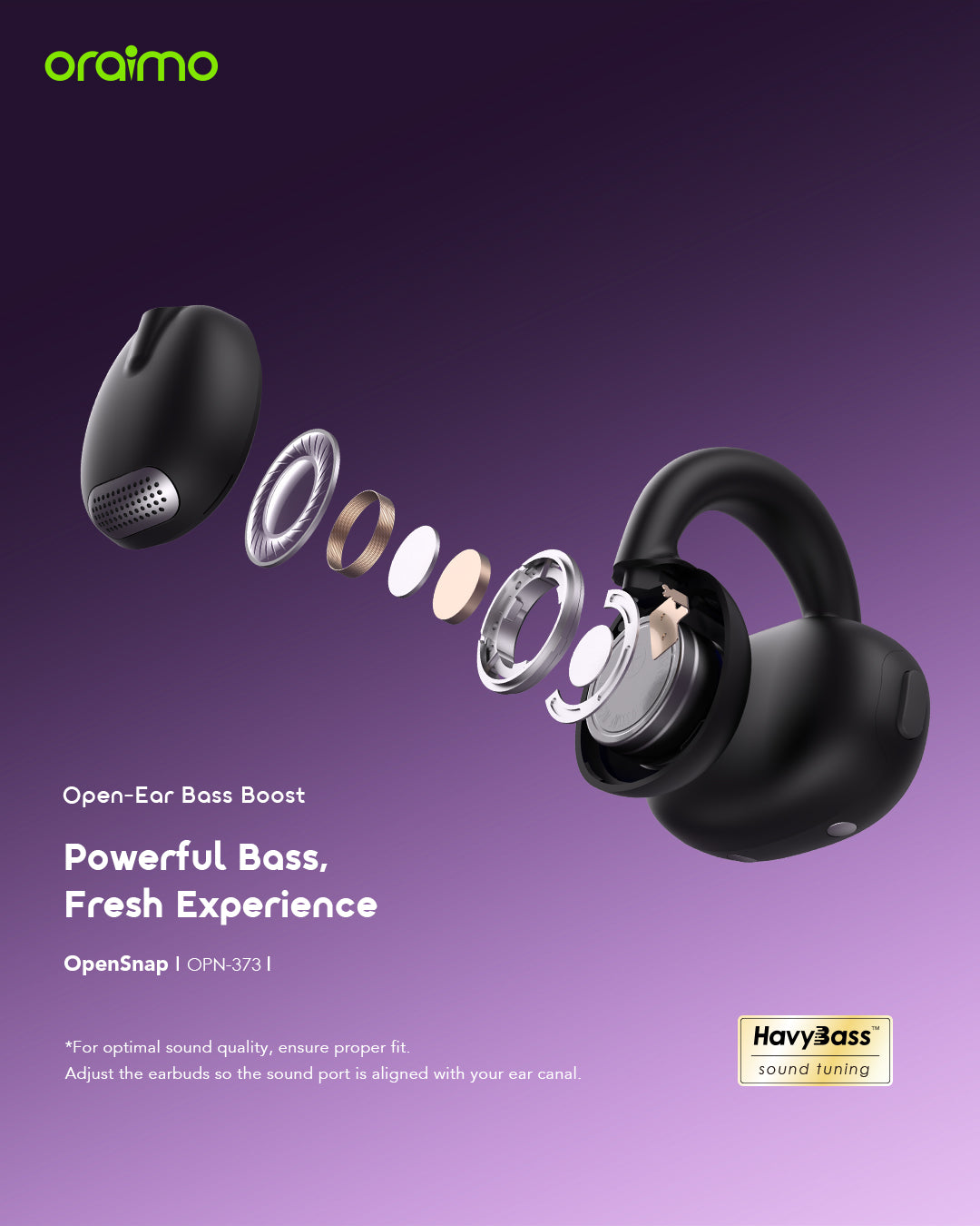 Oraimo OpenSnap Earphone OPN-373