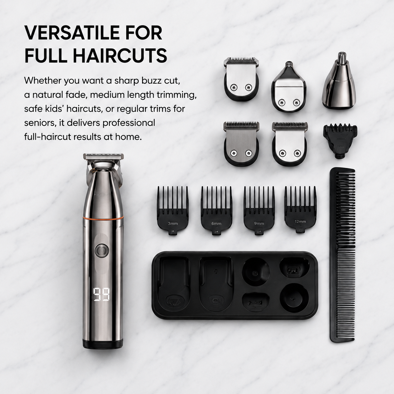 Syinix POWERTRIM Ultimate 15-in-1 Grooming Kit SHC-880P