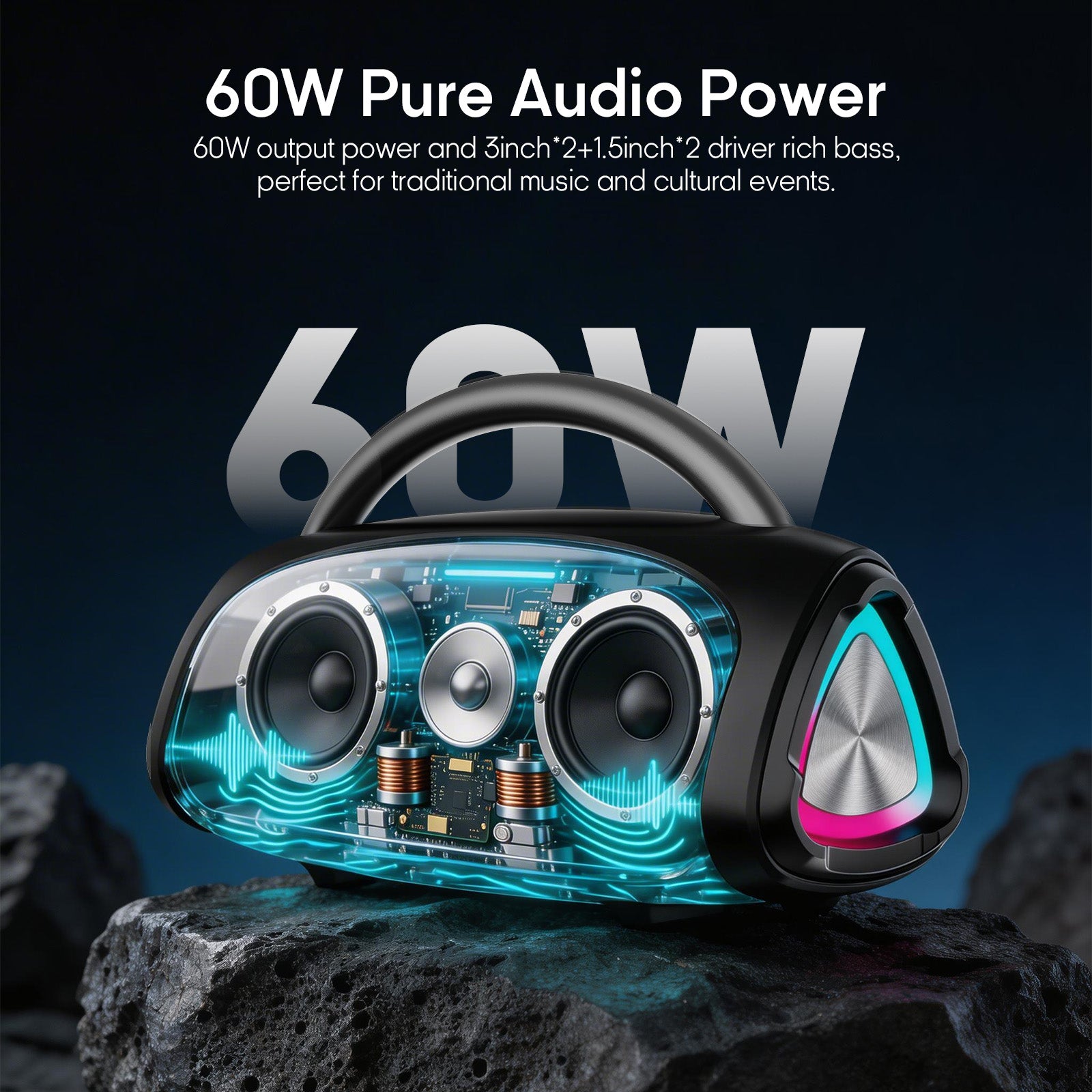 Syinix Trochi Max 60W Wireless Speaker V60