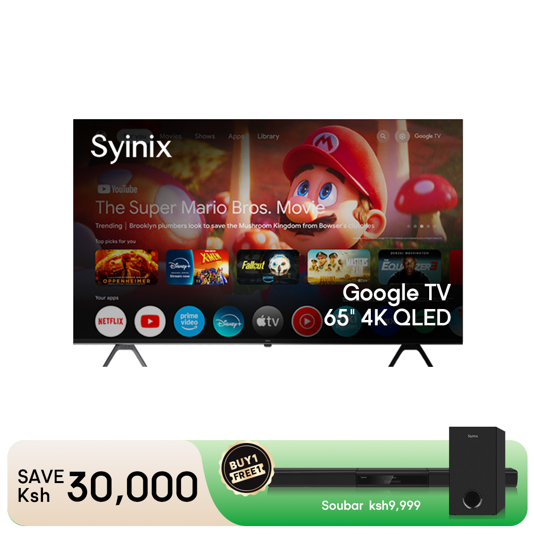 Syinix Google TV QLED 4K 65 Inch - 65Q61