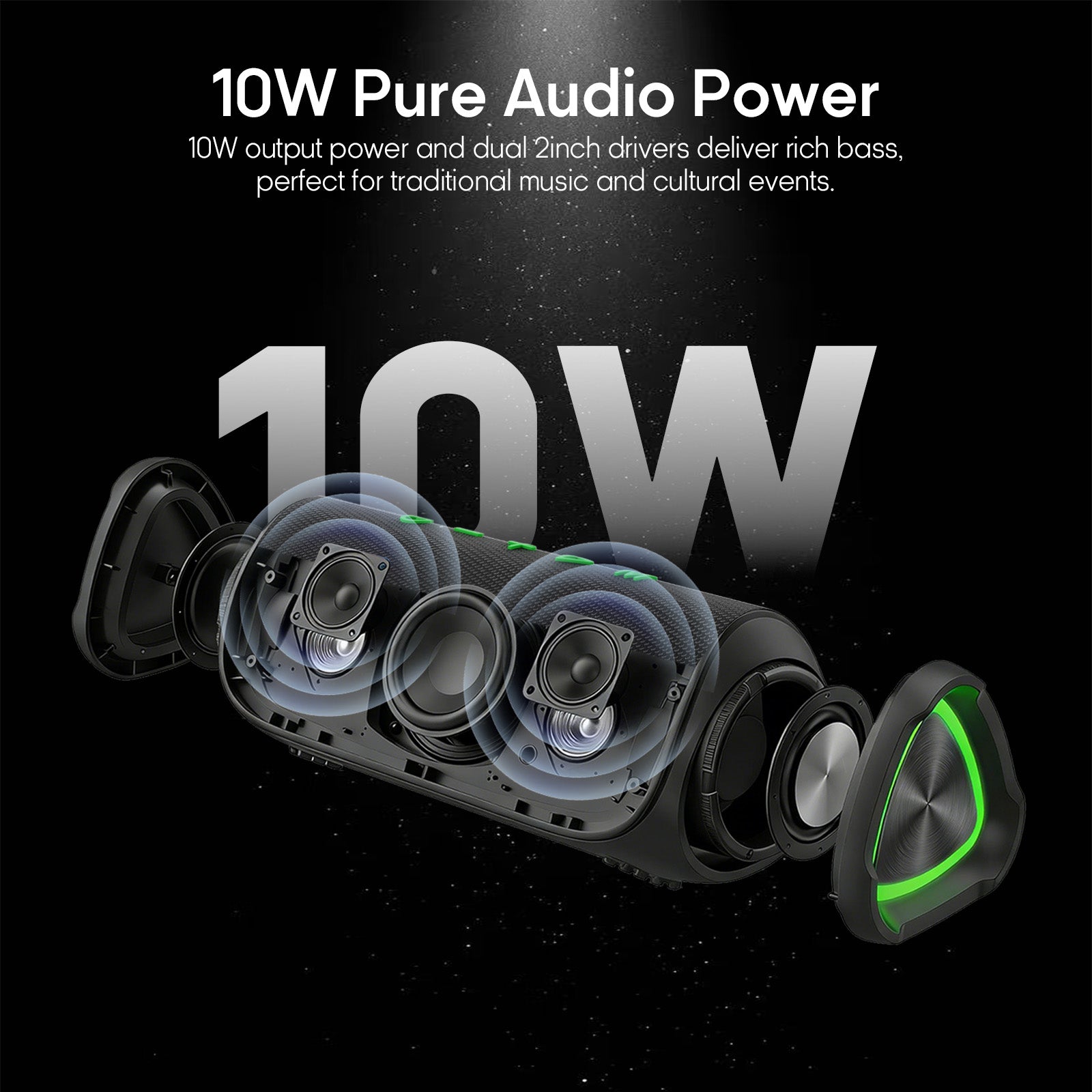 Syinix Trochi Mini 10W Portable Wireless Speaker V13