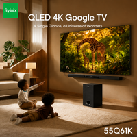 Syinix 55 inch QLED 4K Google TV Quantum Dot Color, Dolby Audio, 16W HIFI 55Q61K