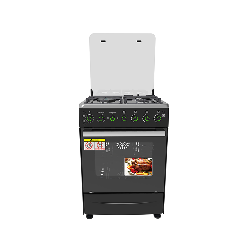 Syinix Standing Cooker Gas Cooker with Electric Oven 3 Gas Burners 1 Hot Plate 60 cm*60 cm Q60GC2