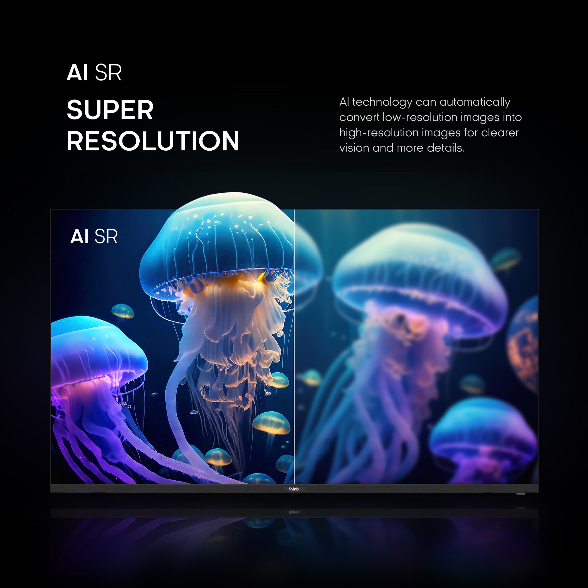 Syinix Google TV Premium UHD 4K 55 Inch - 55U61G