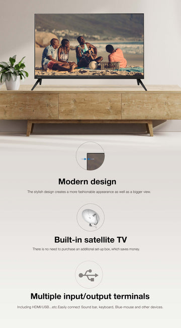 Syinix 32 inch Frameless i-Cast Smart TV