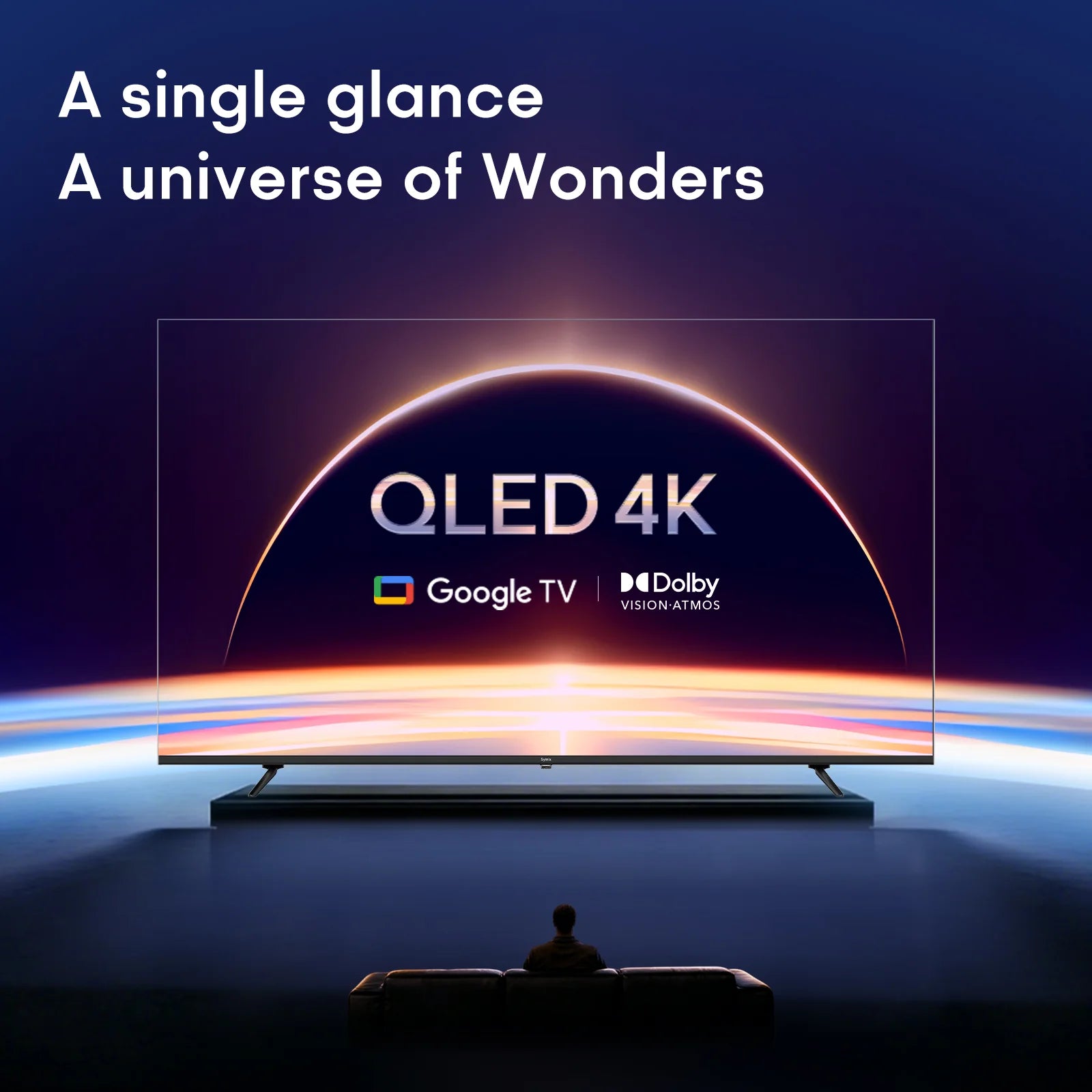 Syinix 86 inch QLED 4K Google TV Dolby Vision Dolby Atmos  86Q61K