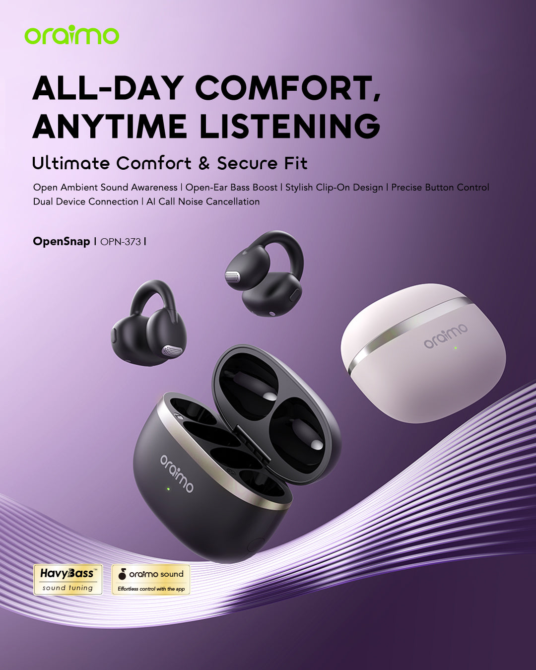 Oraimo OpenSnap Earphone OPN-373