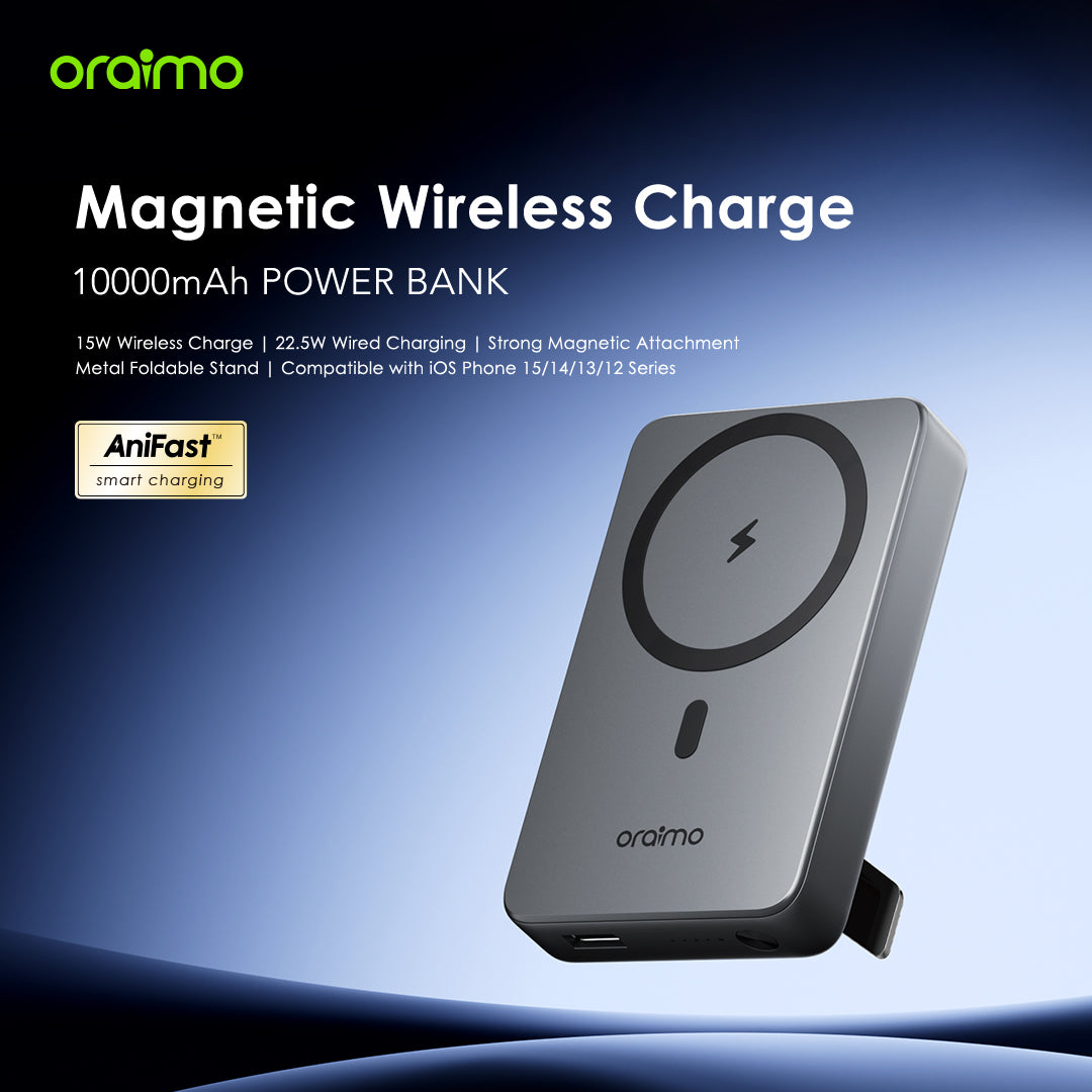 Oraimo Magnetic Wireless Charge Power Bank OPB-7102W