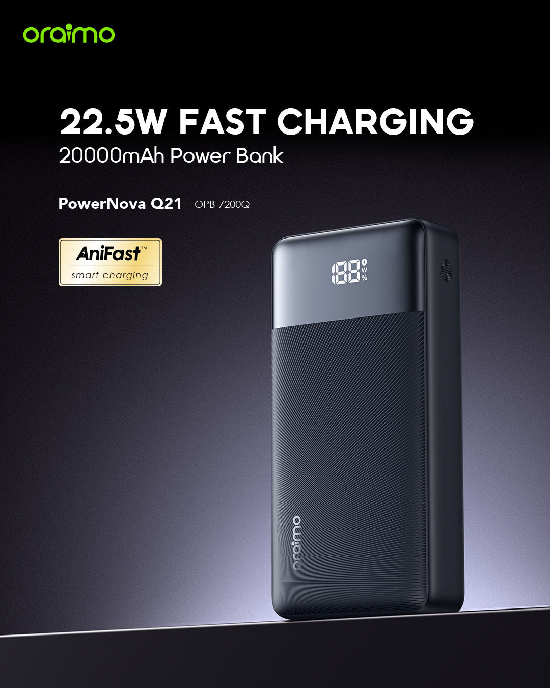 Oraimo PowerNova Q21 Power Bank OPB-7200Q