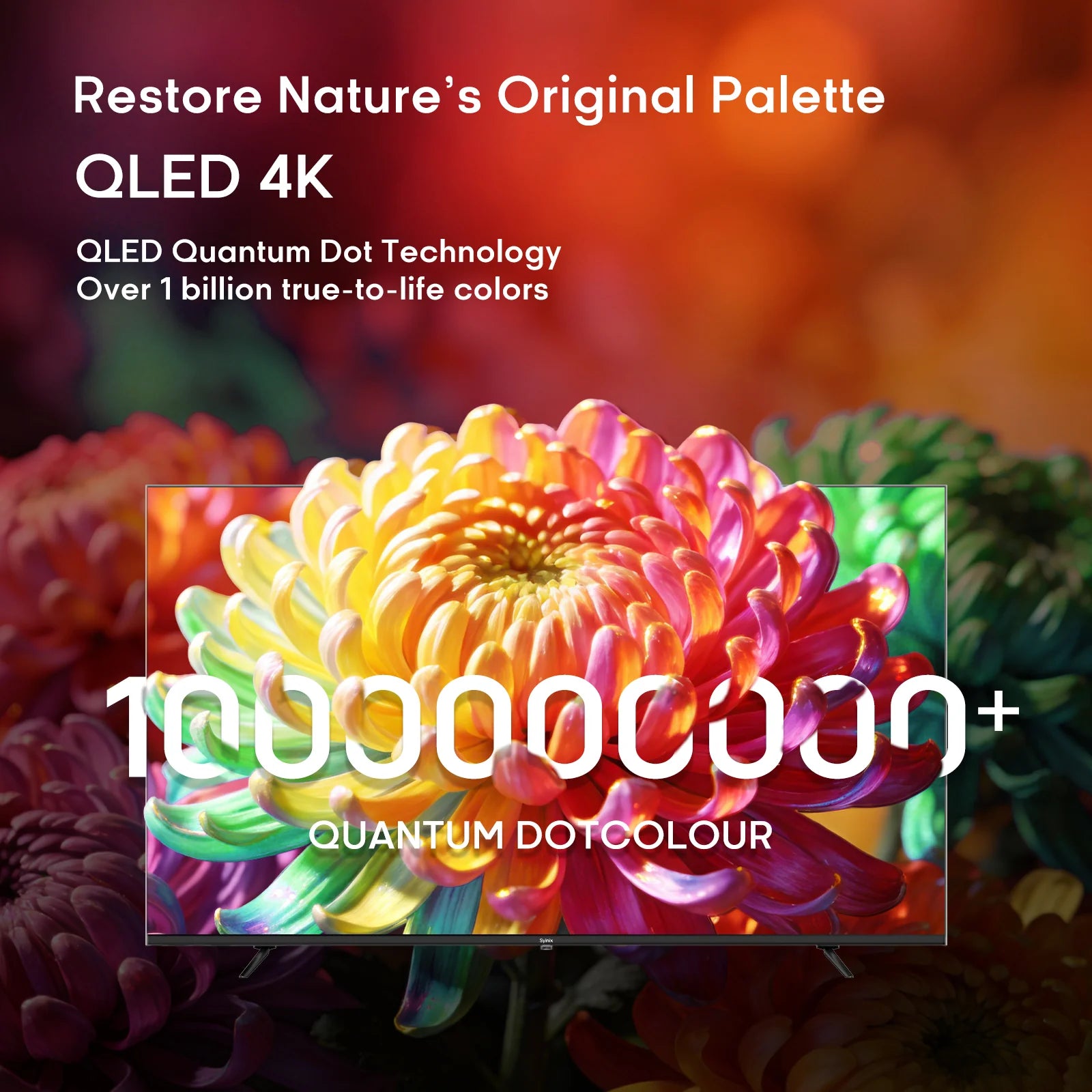 Syinix 86 inch QLED 4K Google TV Dolby Vision Dolby Atmos  86Q61K
