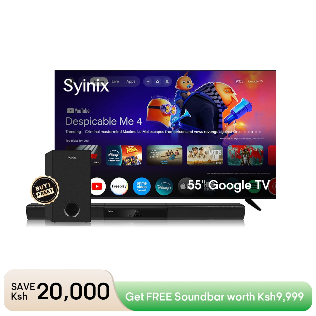 Syinix Google TV Premium UHD 4K 55 Inch - 55U61G