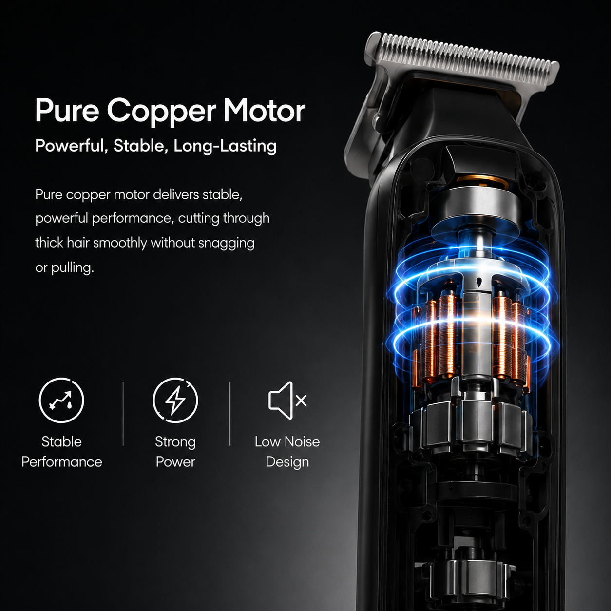 Syinix POWERTRIM Edge Detail Trimmer — Zero-Gap 7000 RPM Precision Line-Up SHC-680m