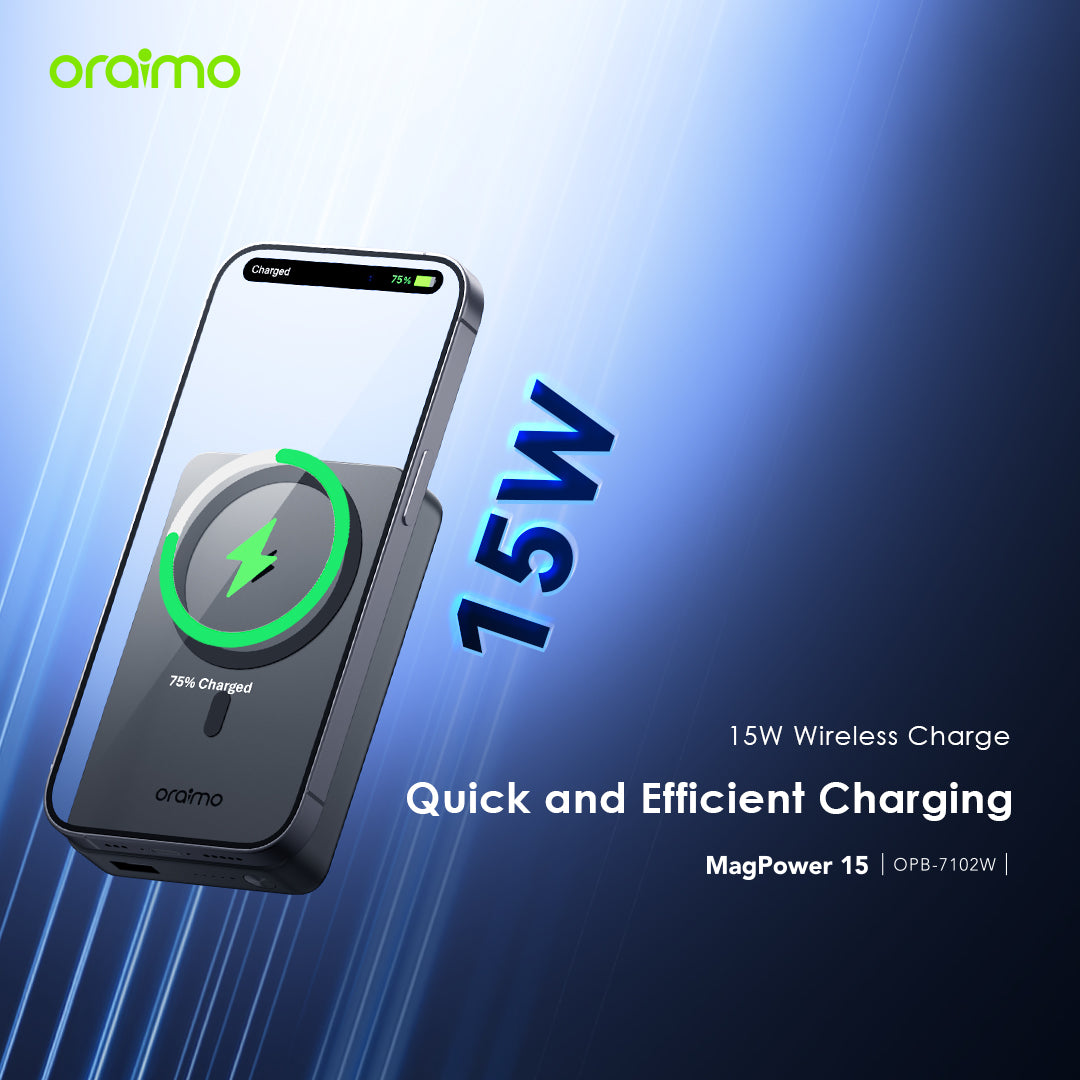 Oraimo Magnetic Wireless Charge Power Bank OPB-7102W