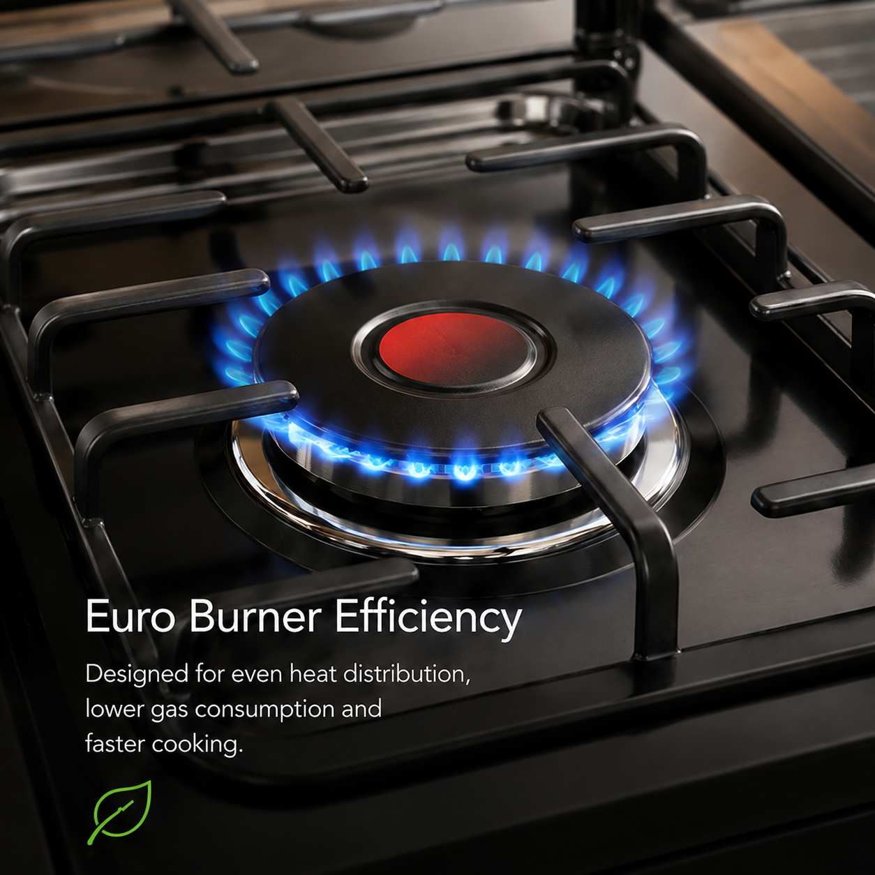 Syinix Standing Cooker Gas Cooker with Electric Oven 3 Gas Burners 1 Hot Plate 60 cm*60 cm Q60GC3