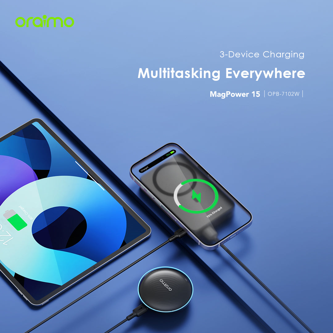 Oraimo Magnetic Wireless Charge Power Bank OPB-7102W