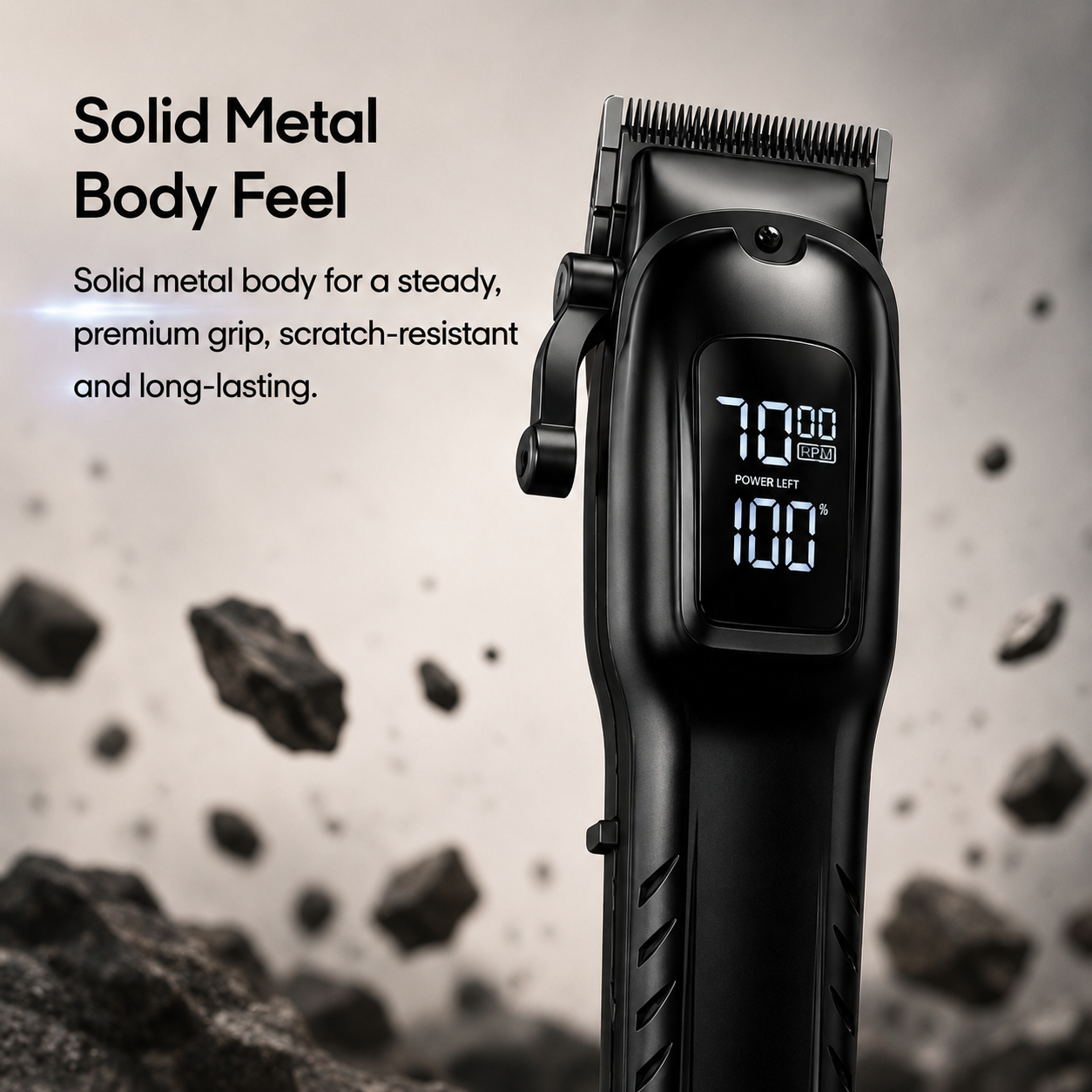 Syinix POWERTRIM Ultra Professional Hair Clipper — 7000 RPM 4H Runtime All Hair Types SHC-680