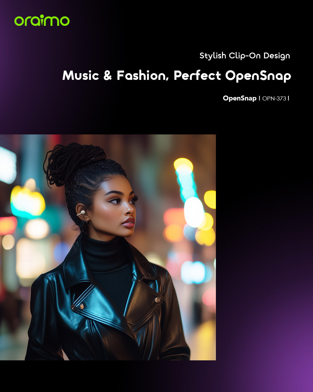Oraimo OpenSnap Earphone OPN-373
