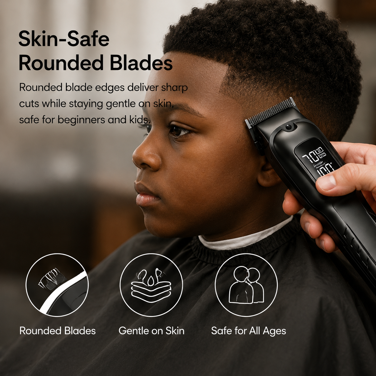 Syinix POWERTRIM Ultra Professional Hair Clipper — 7000 RPM 4H Runtime All Hair Types SHC-680