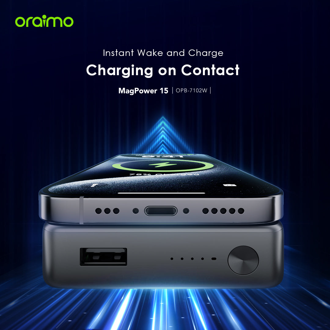 Oraimo Magnetic Wireless Charge Power Bank OPB-7102W