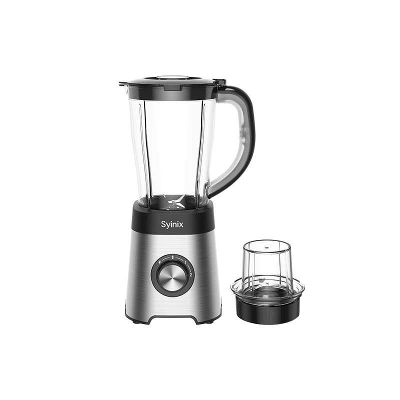 Syinix Power Blender Smoothie Maker 2-In-1 With 1.5L  Silver Q70BL1