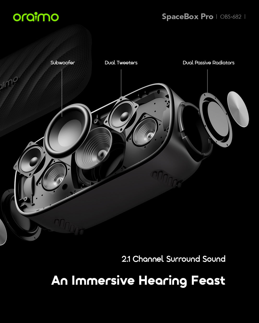 Oraimo SpaceBox Pro Speaker OBS-682