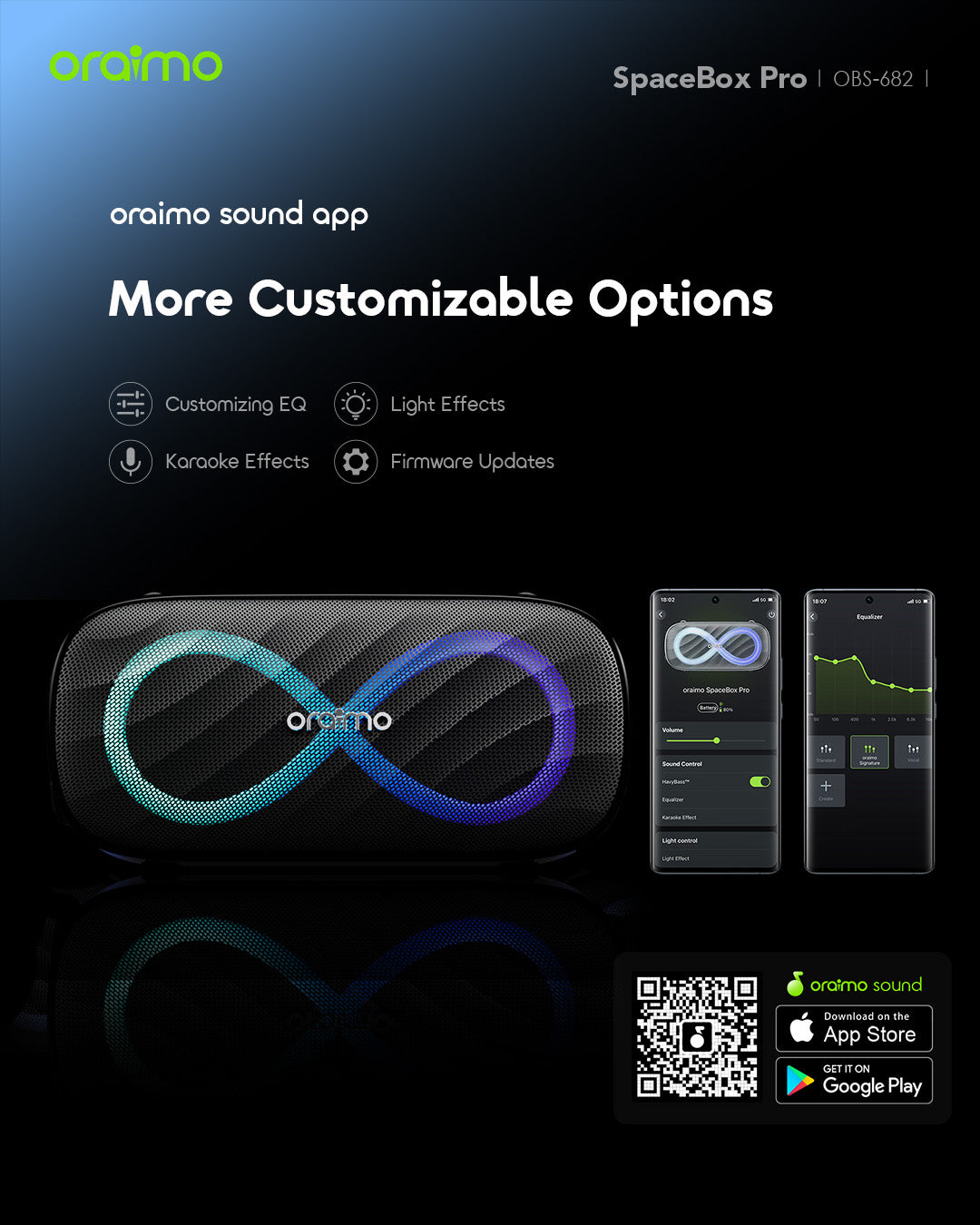 Oraimo SpaceBox Pro Speaker OBS-682