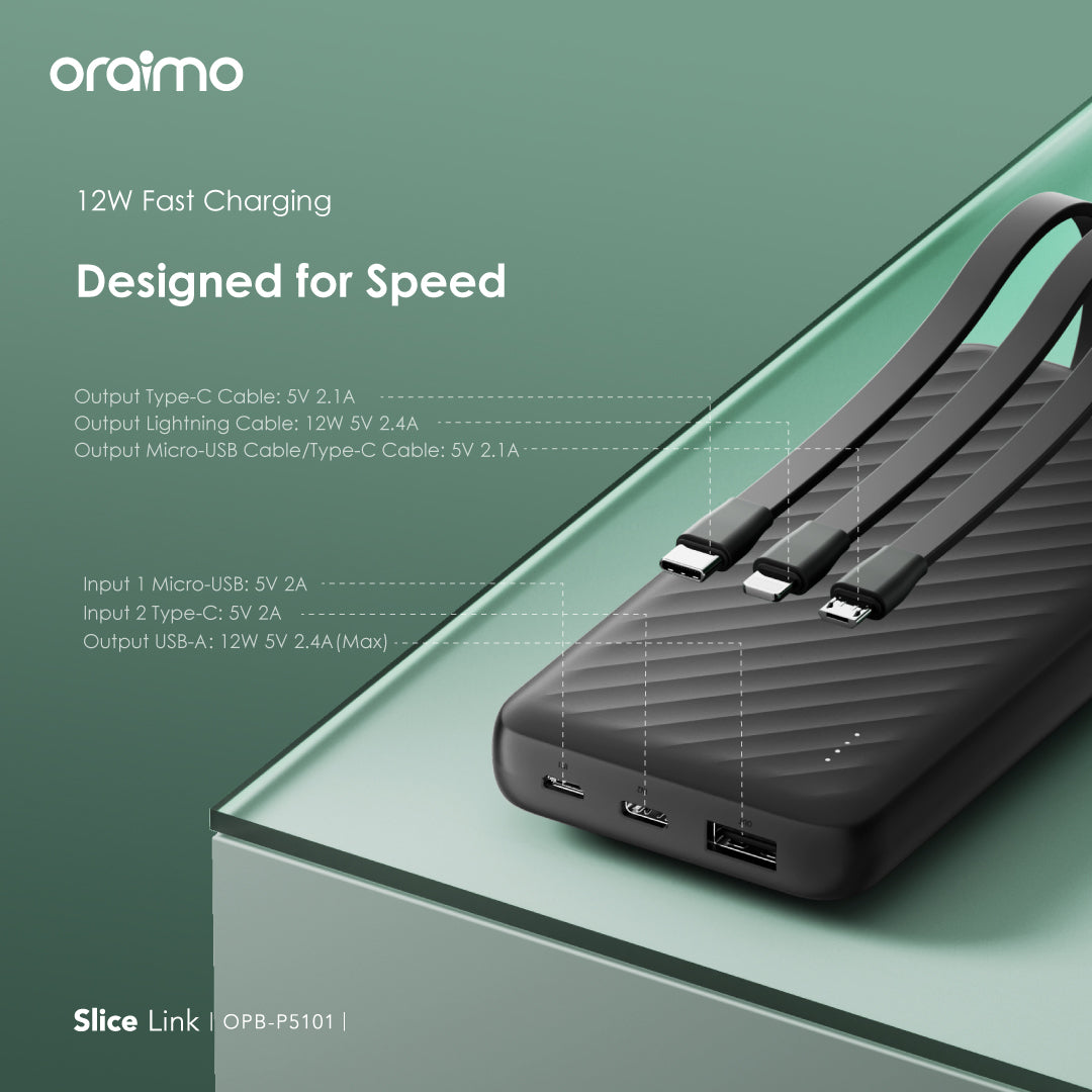 Oraimo Slice Link Power Bank OPB-P5101