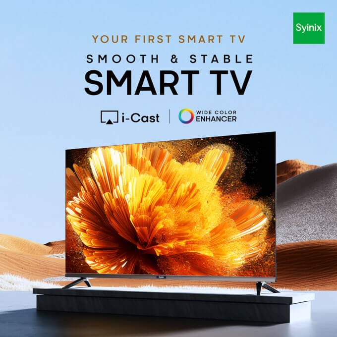 Syinix 43 inch 2K Smart  TV