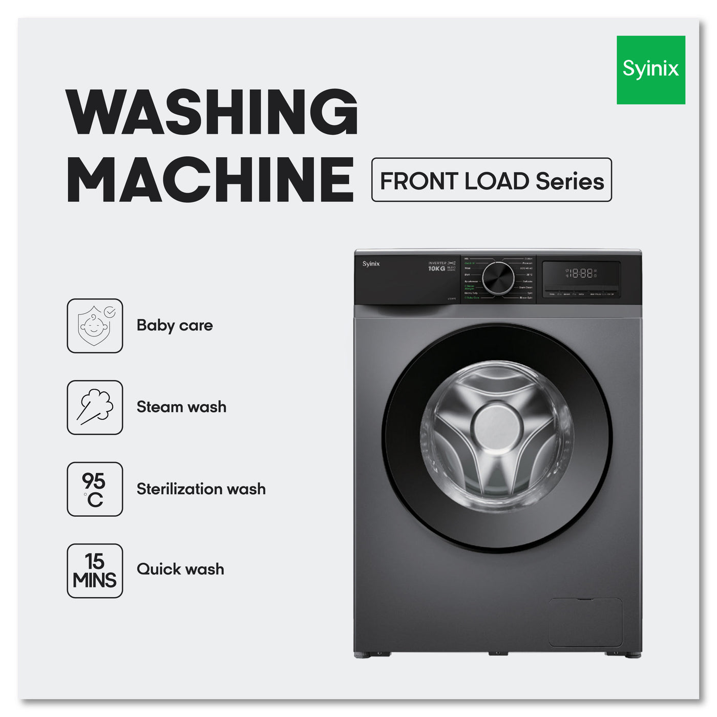 Washing Machine - 10Kg Front Load