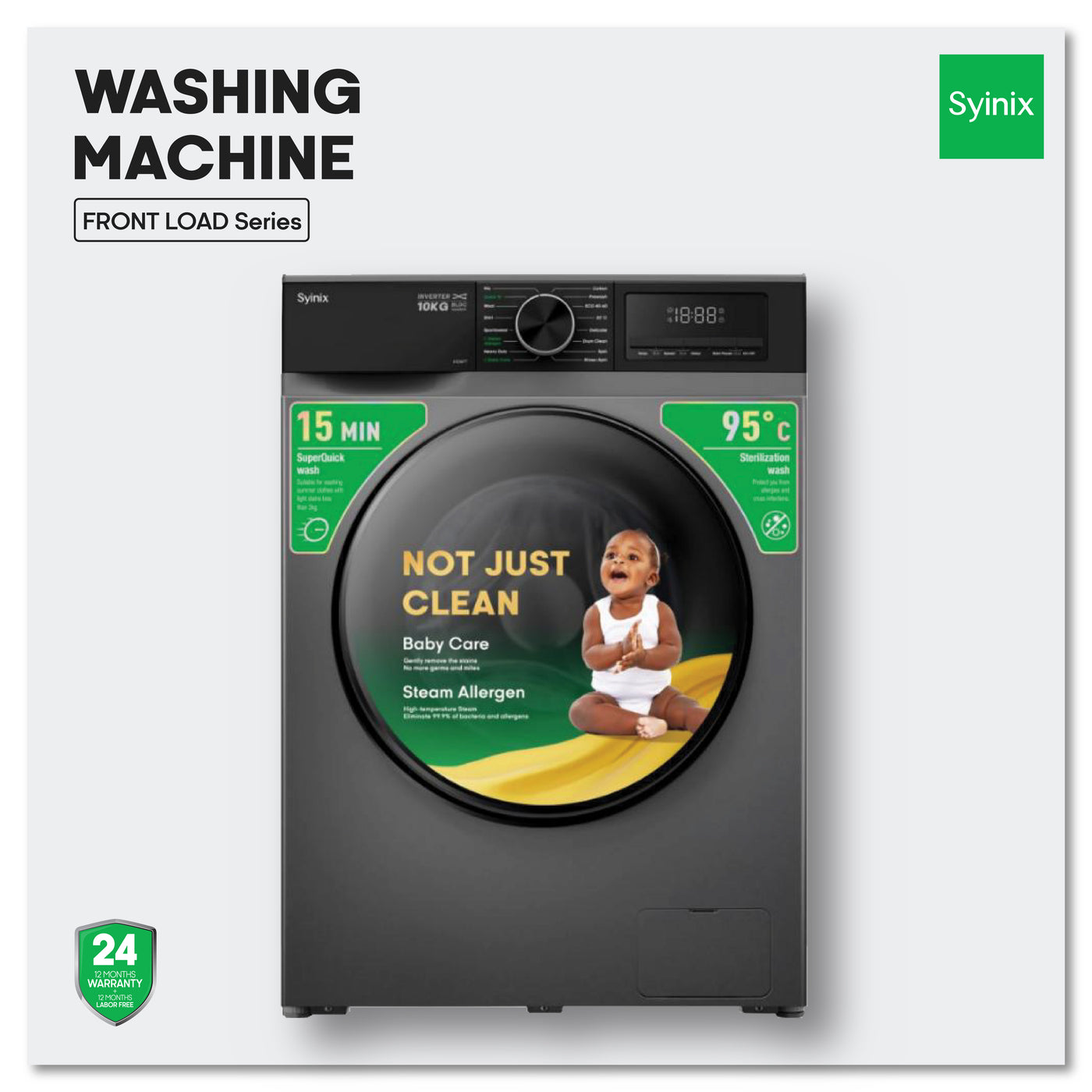 Washing Machine - 10Kg Front Load