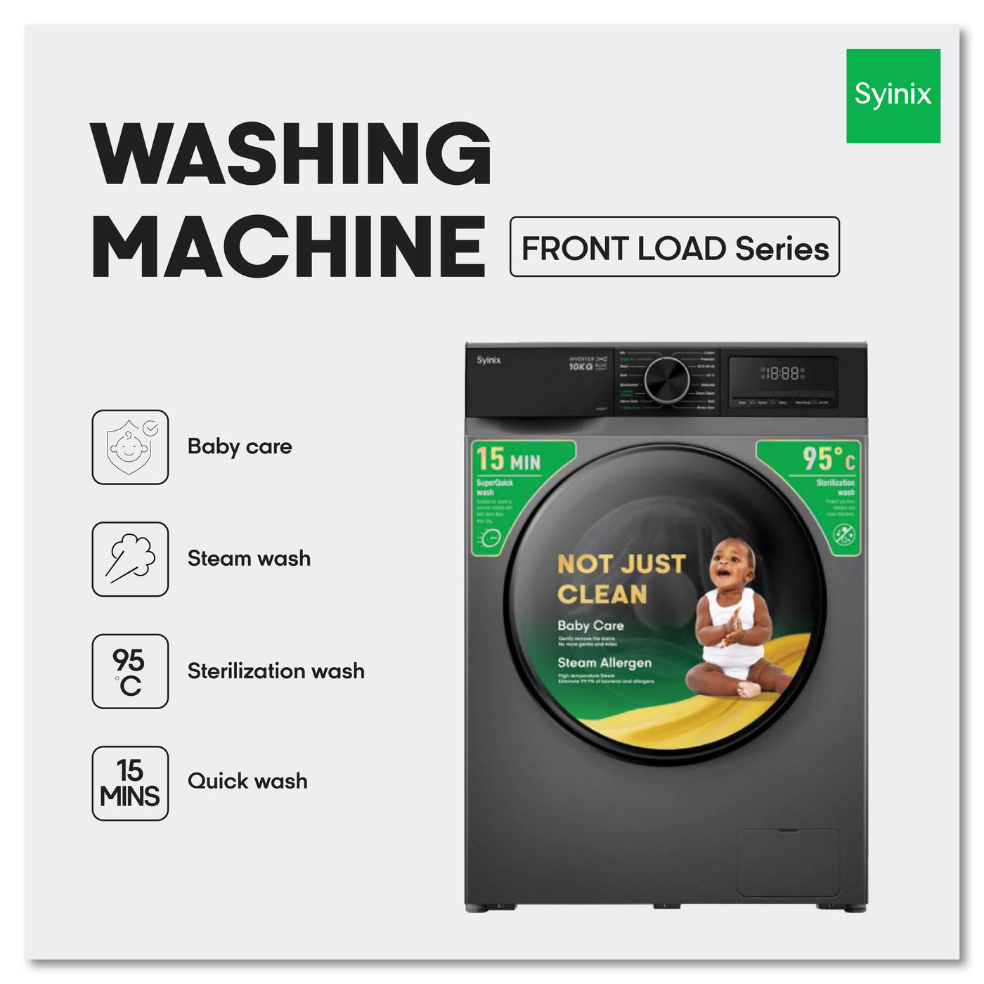 Washing Machine - 10Kg Front Load