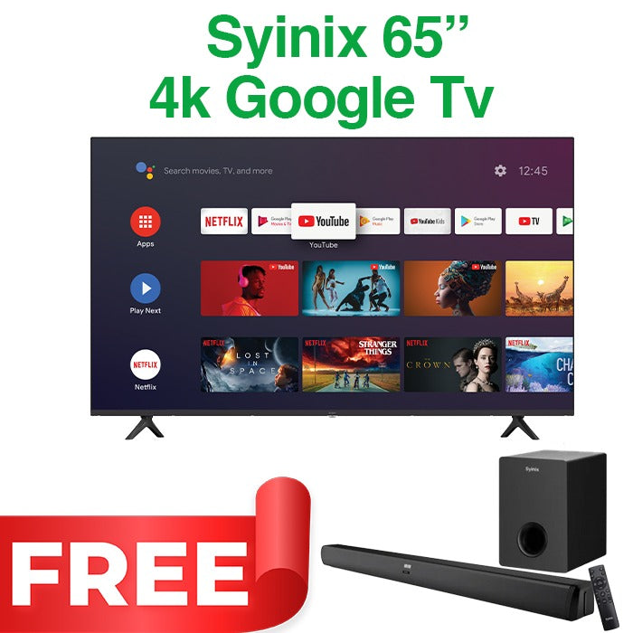 Syinix Google TV QLED 4K 65 Inch - 65Q61