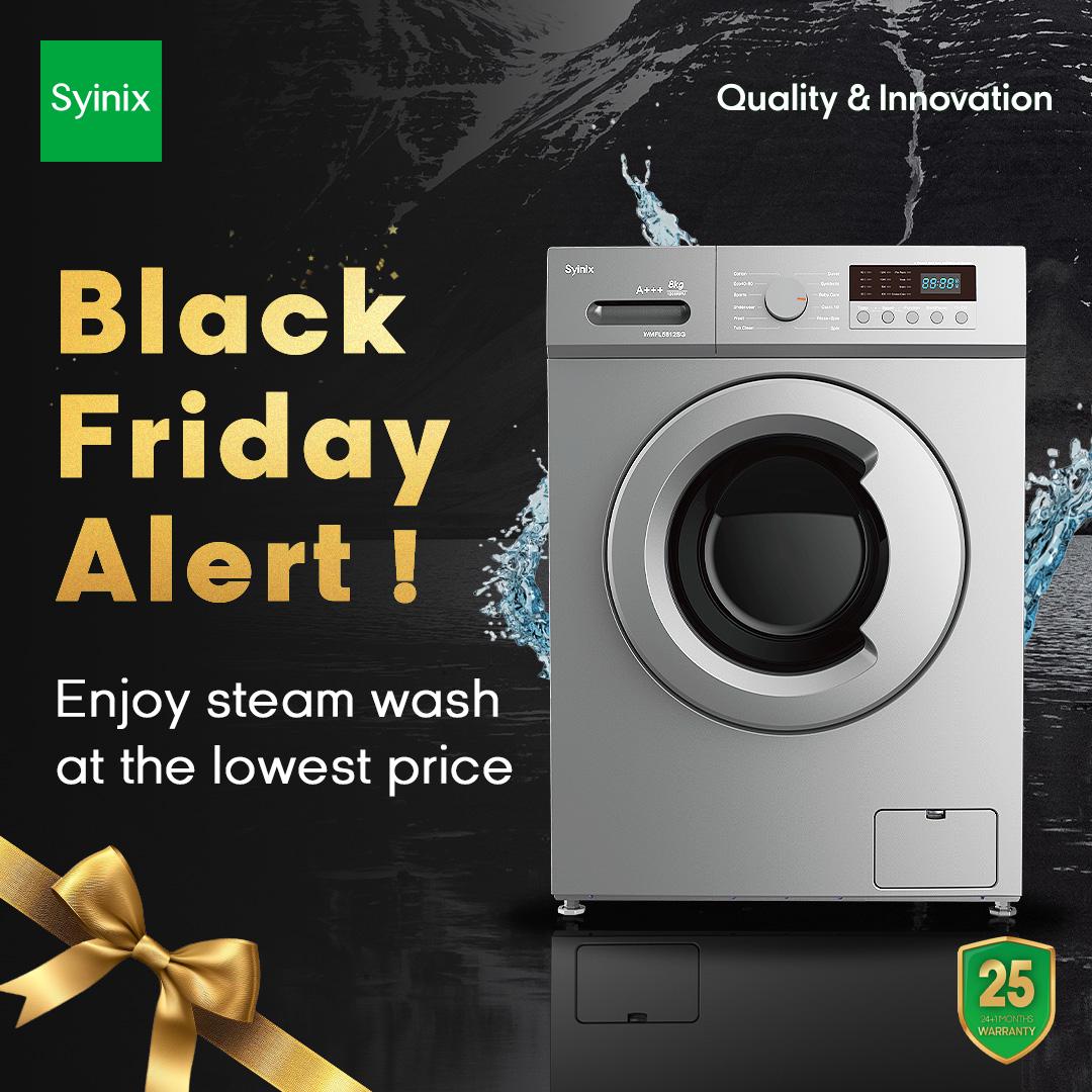 Syinix front load washing machine-WMFL5812SG